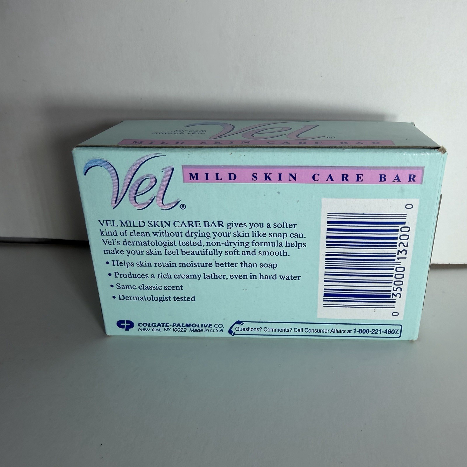 VEL Mild Skin Care Bar Soap In Box 4.5 oz Colgate Palmolive New