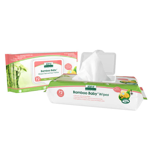 Bamboo Baby Wipes 72 Ct; Sensitive by Aleva Naturals