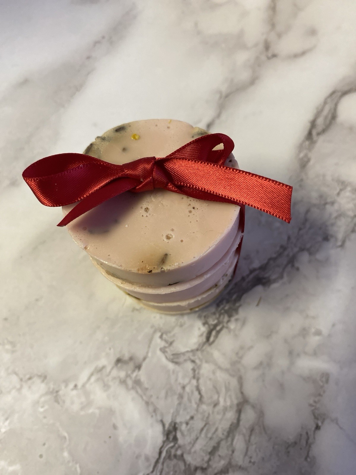 Handmade Botanical Soap Set of – 4 Round Bars, Natural Gift Set, Holiday Gift