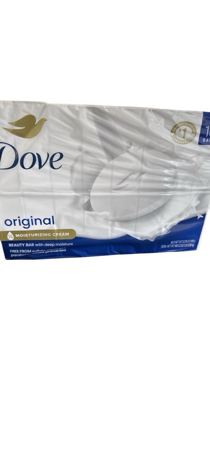 Dove Moisturizing Beauty Bar Soap White 3.75 oz Paraben & Phthalate Free