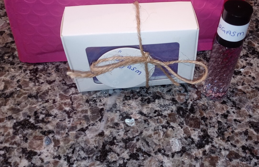 Homemade Body Bar and 10ml roll on fragrance oil combo