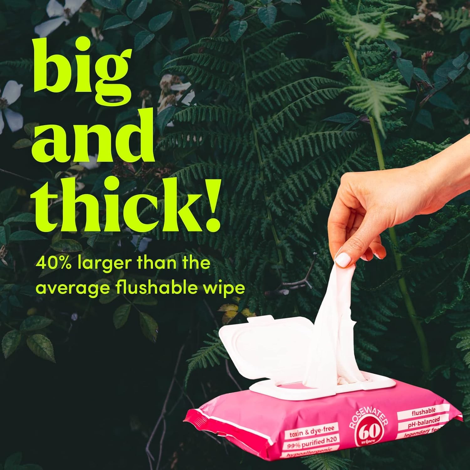 Goodwipes Flushable Wipes – Made with Vitamin E & Aloe – 32 Count (Pack of 1)