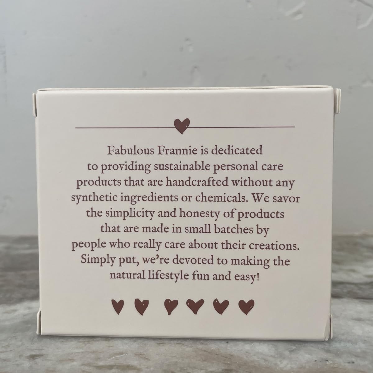 Fabulous Frannie Patchouli All Natural Herbal Soap 4 oz Made with Pure Essential
