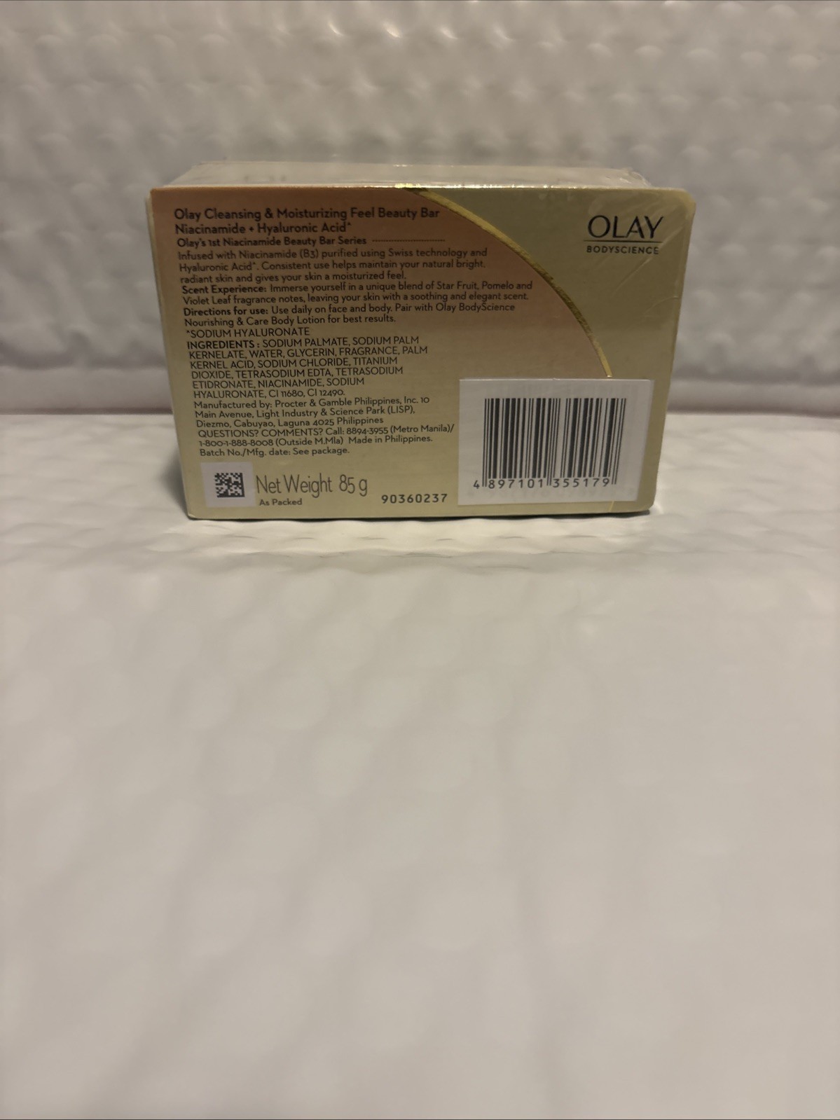 Olay Body Science Cleansing & Brightening Beauty Bar With Niacinamide