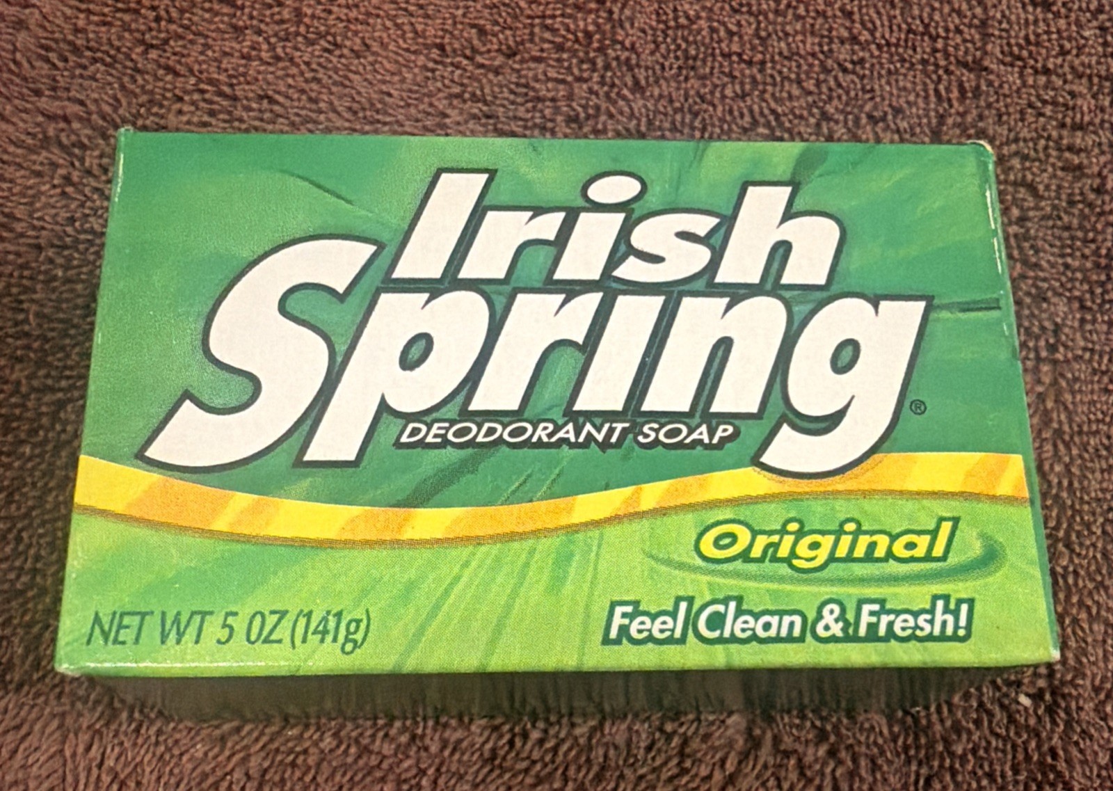 Vintage Irish Spring Bar Soap Mixed Lot of 8 Total Bars Package Bar NOS New