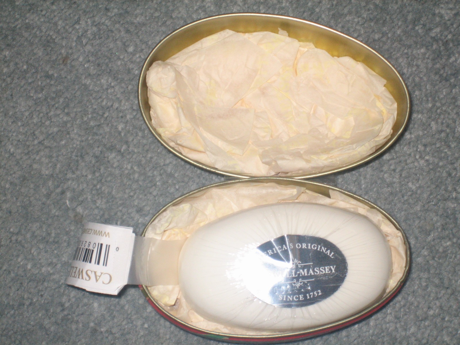 Caswell-Massey Almond Cold Cream Soap Russian Eggs 2004 Elite Gift Boxes