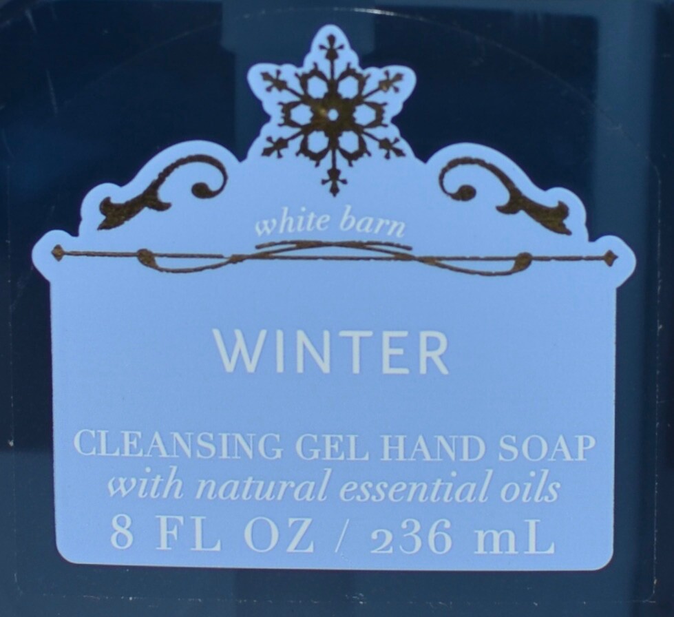 3 BATH & BODY WORKS WINTER CLEANSING GEL HAND SOAP WASH PUMP 8 OZ ORANGE BALSAM