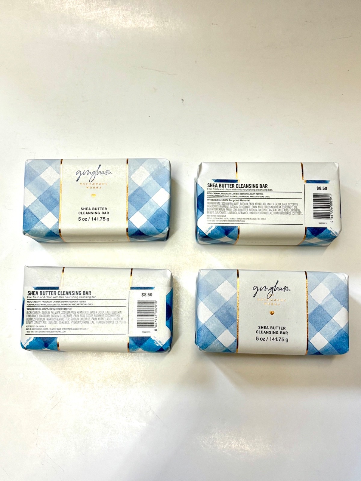 2 Pack Bath & Body Works Shea Butter Cleansing Soap Bar 5oz. 2soaps=$17