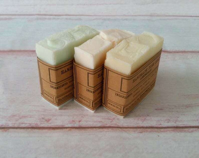 Handmade Dish Washing Soap Bars 3 Pack Citrus Aromatherapy Zero Waste 100 Grams