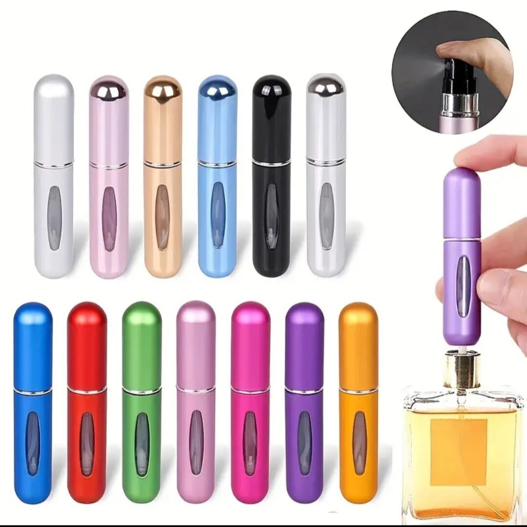 Perfume Travel Refillable 5ML Mini Perfume Bottle 5pcs Portable Spray Atomizer