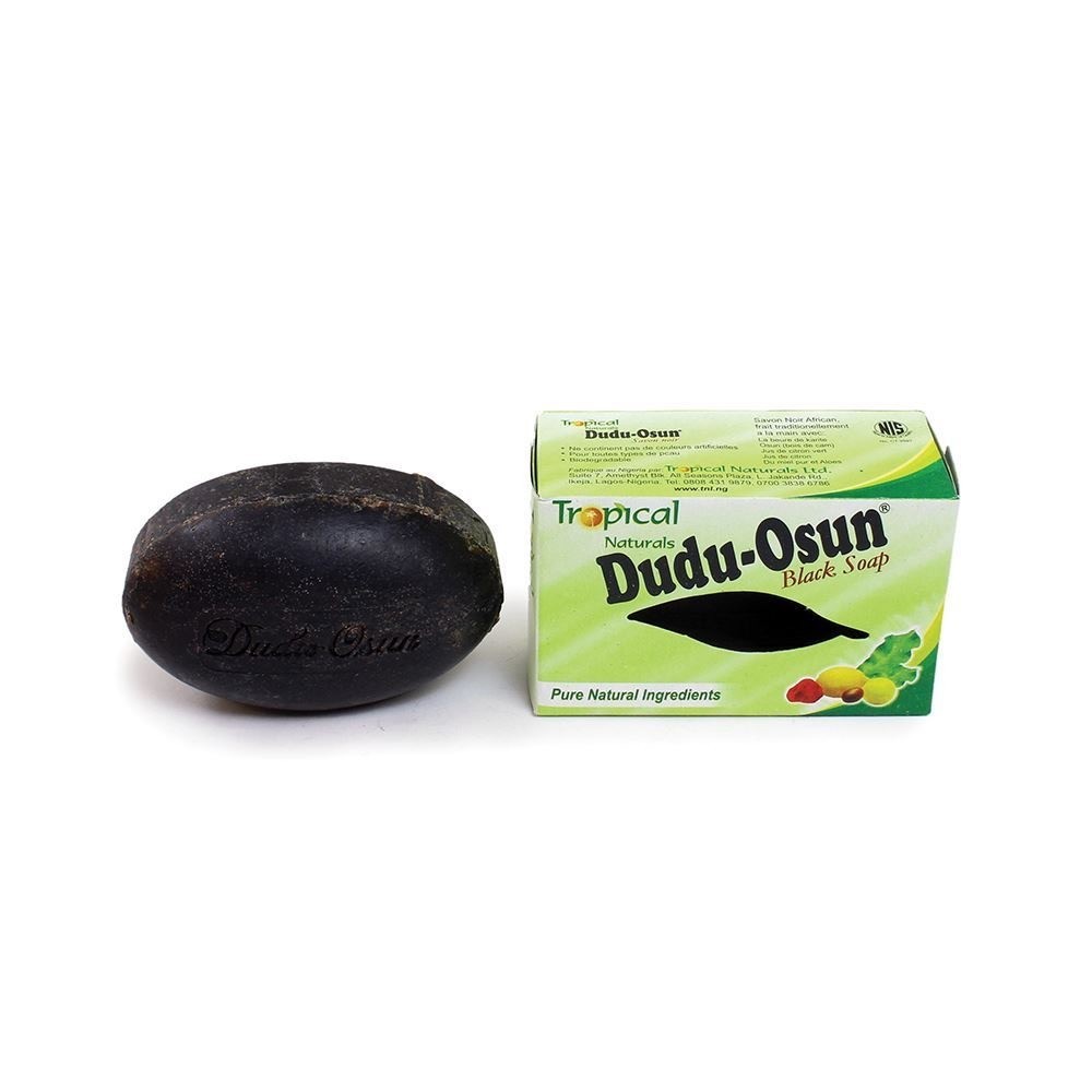 100% All Natural Dudu Osun African Black Soap For Anti Acne, Fungus, Blemish