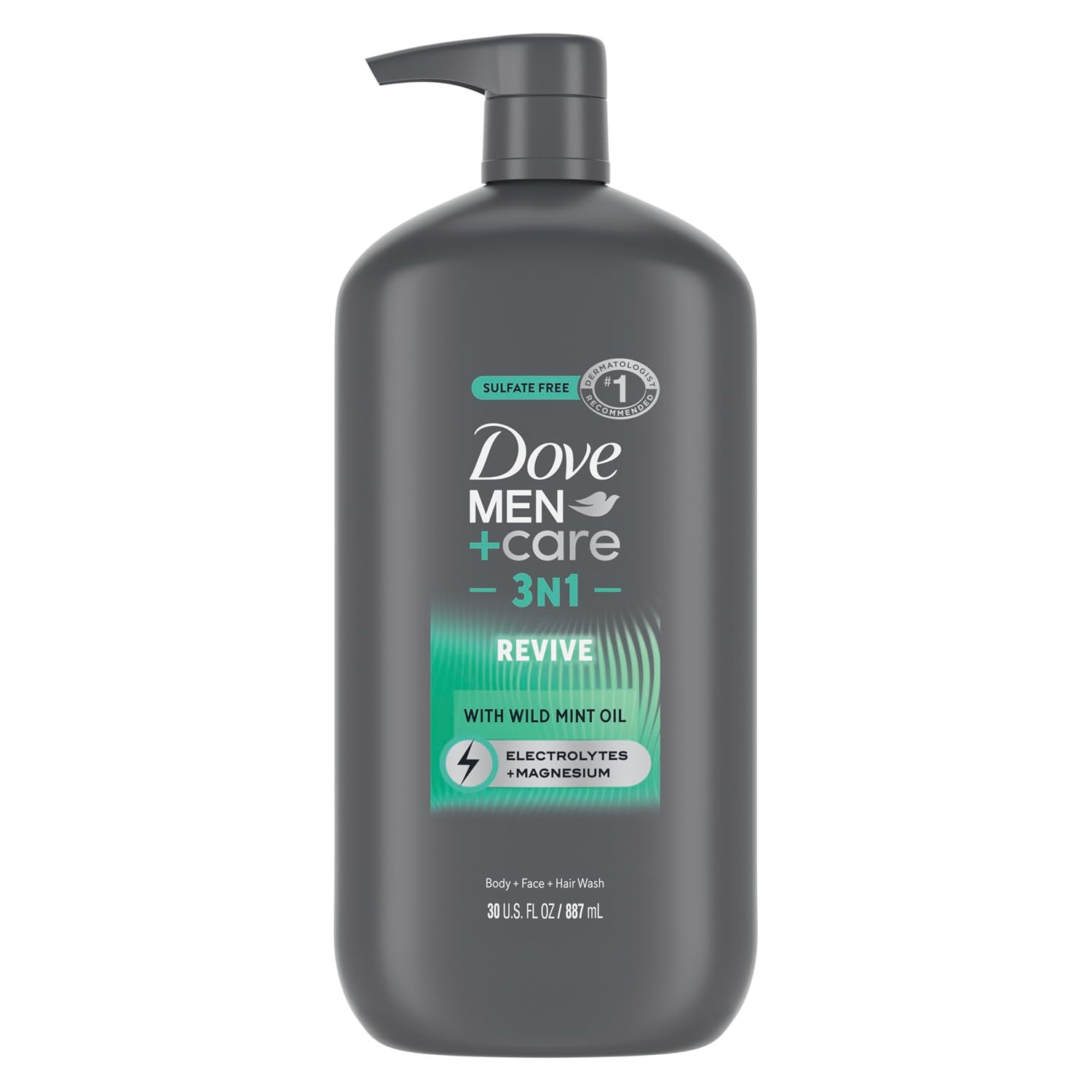 Dove Men+Care Invigorating Revive 3-in-1 Body Face & Hair Wash for Men….