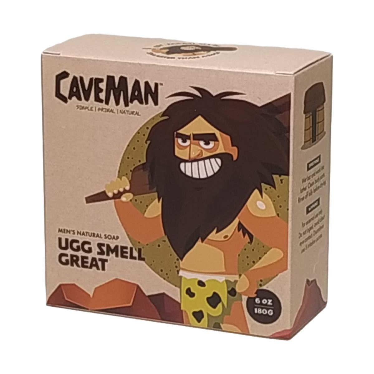 CaveMan Men’s Natural Soap – Moisturizing, Exfoliating, & Refreshing Bar Soaps