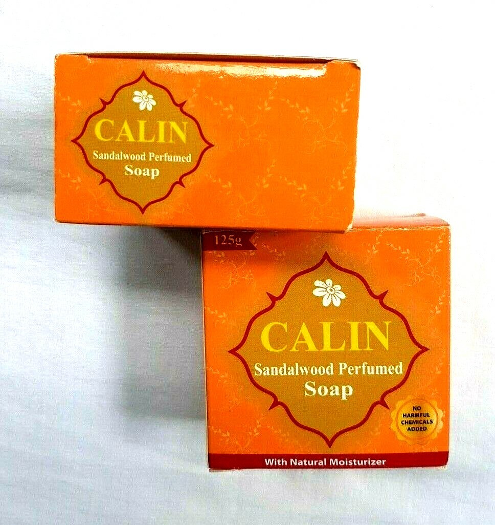 Calin Sandalwood Perfumed Soap 125g x 2pcs With Natural Moisturizer