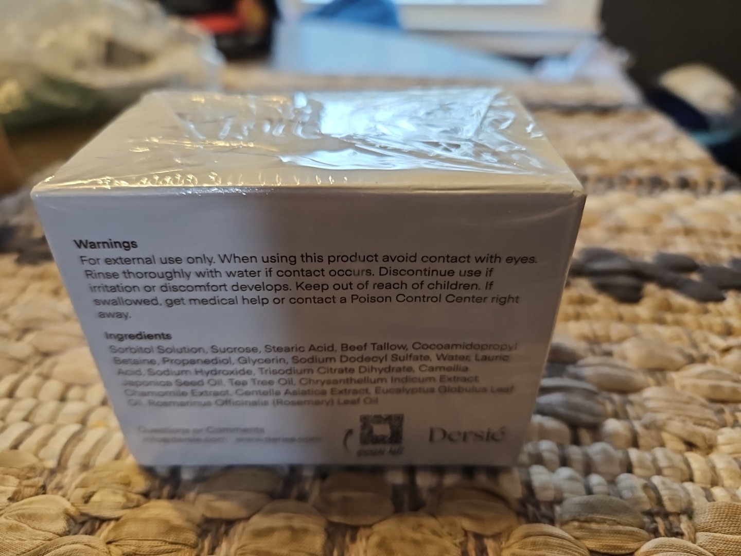 Dersie Organic Beef Tallow Soap for Face & Body with 100% Grass-Fed Moisturizing