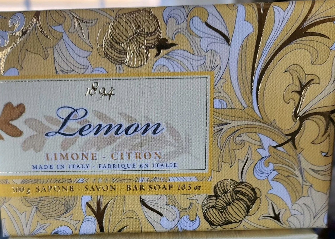 Saponerie Mario Fissi Lemon Citron Fine Milled Italian Soap