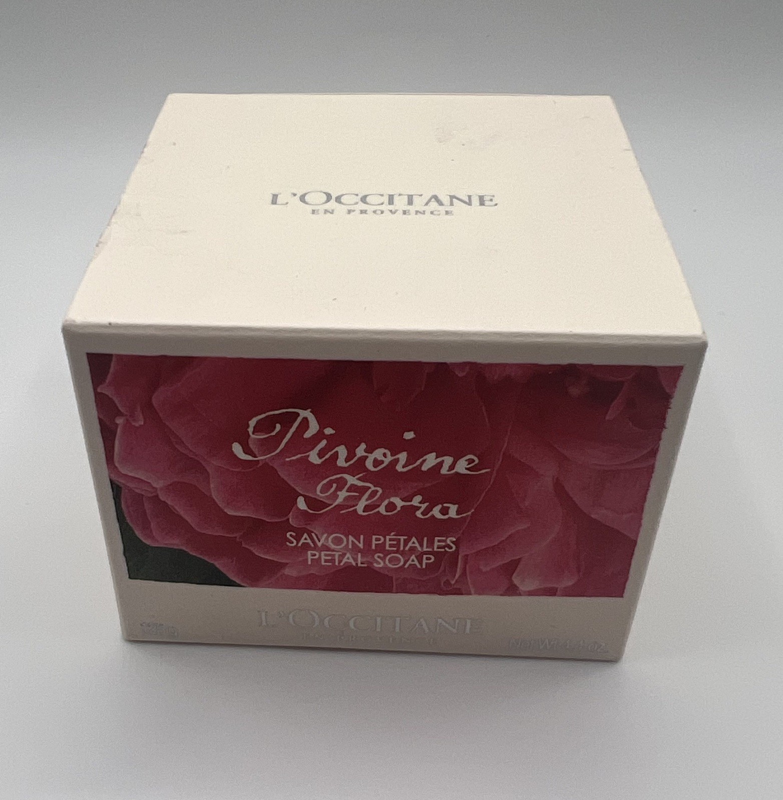 L’Occitane Pivoine Flora Petal Soap Peony 4.4 oz / 125 g NIB SEALED DISCONTINUED
