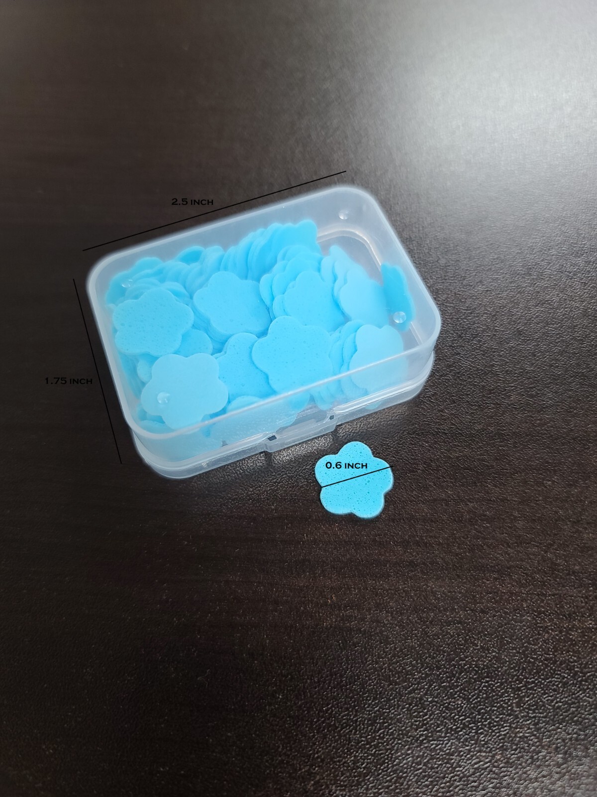 Mini Box Soap Disposable Soluble Hand Washing Paper Petal Portable Travel