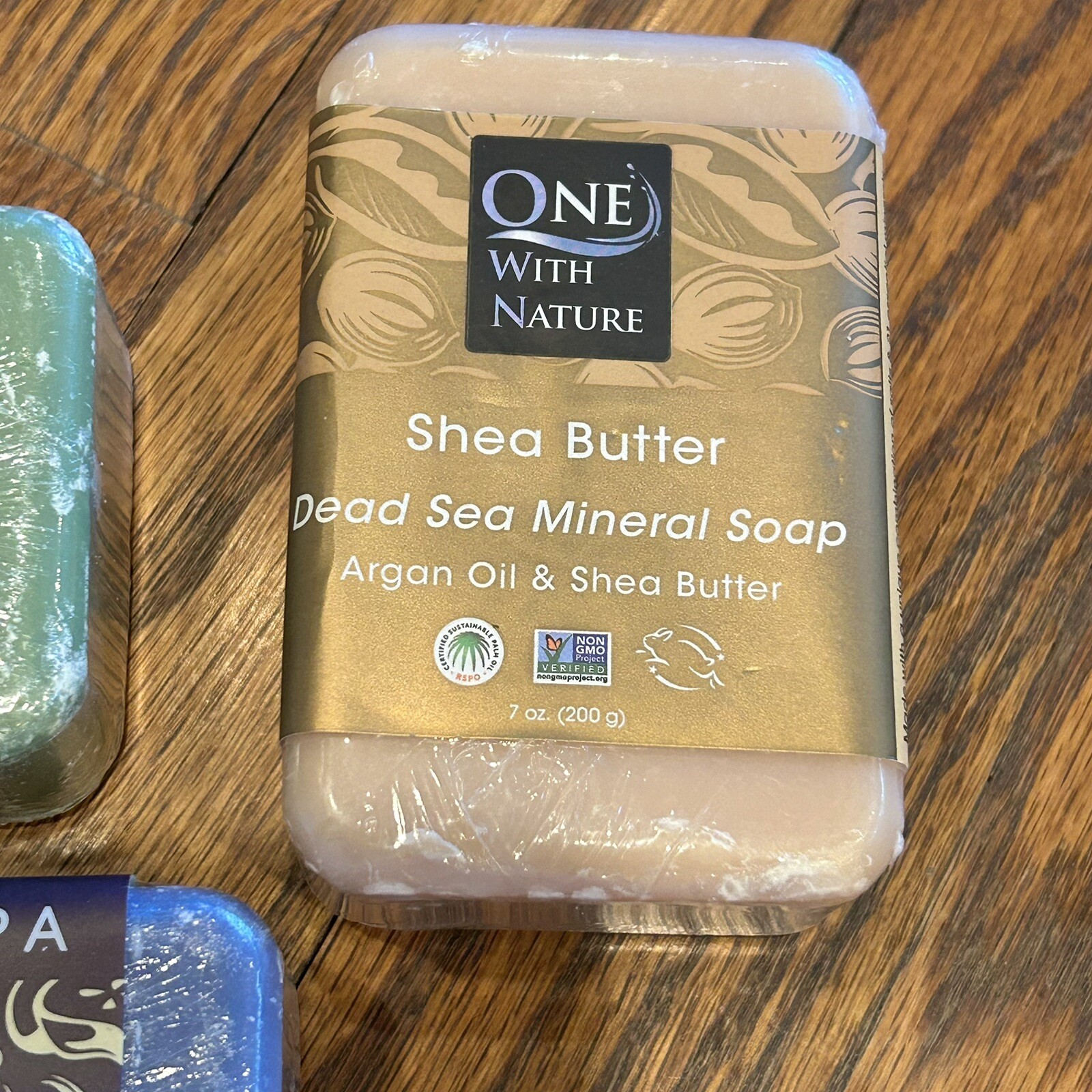 3 One With Nature Bar Soaps – 7 oz Bars New /Sealed