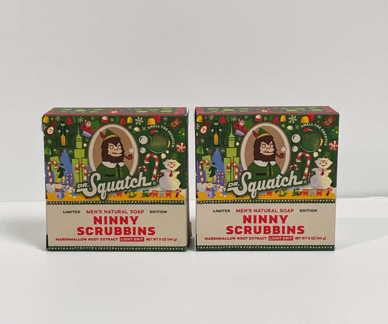 Dr. Squatch Limited Edition Ninny Scrubbins Soap 5 oz (x2)