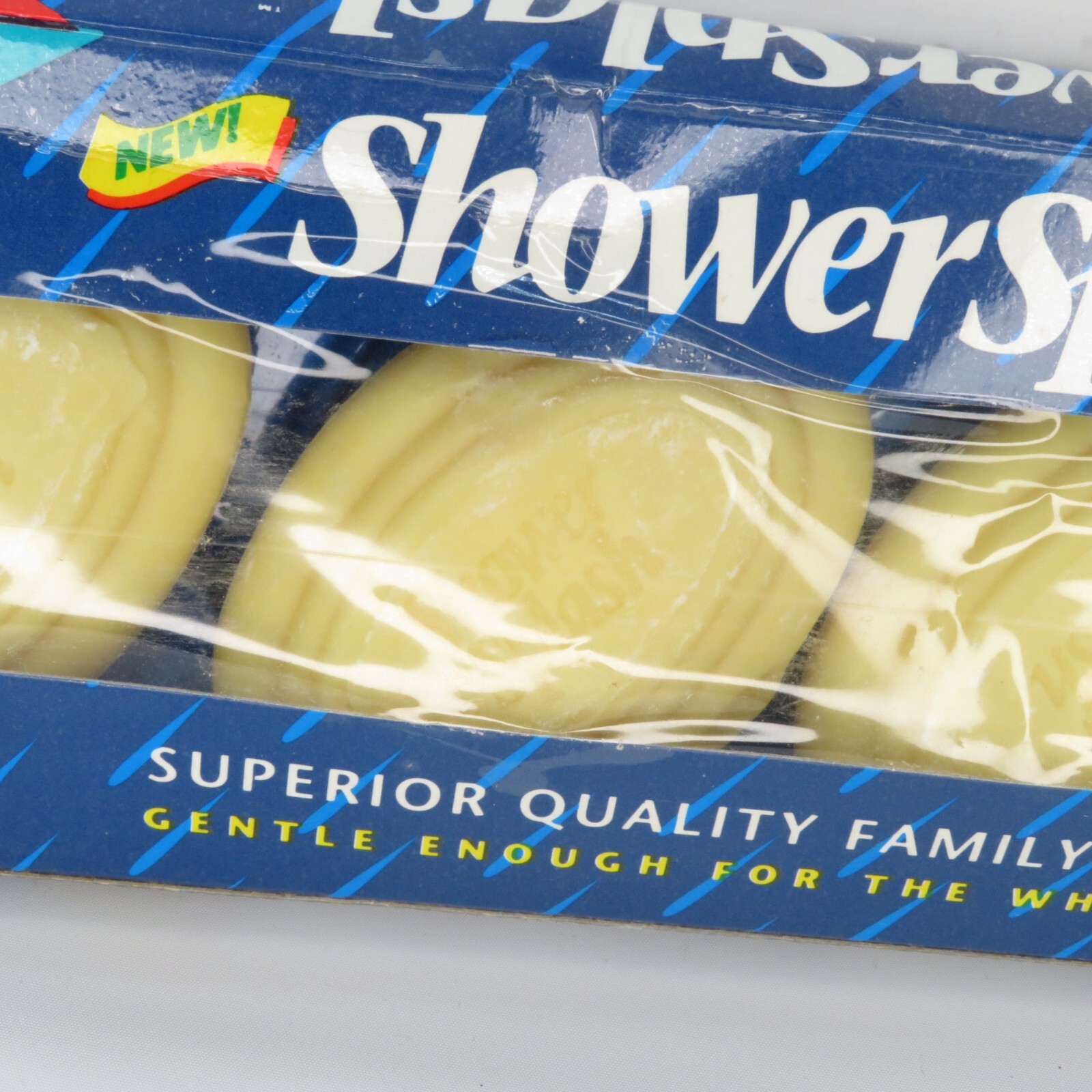 Shower Splash – Soap – 4 Bar Set – Easter Yellow – Clean Fresh Scent – Vintage