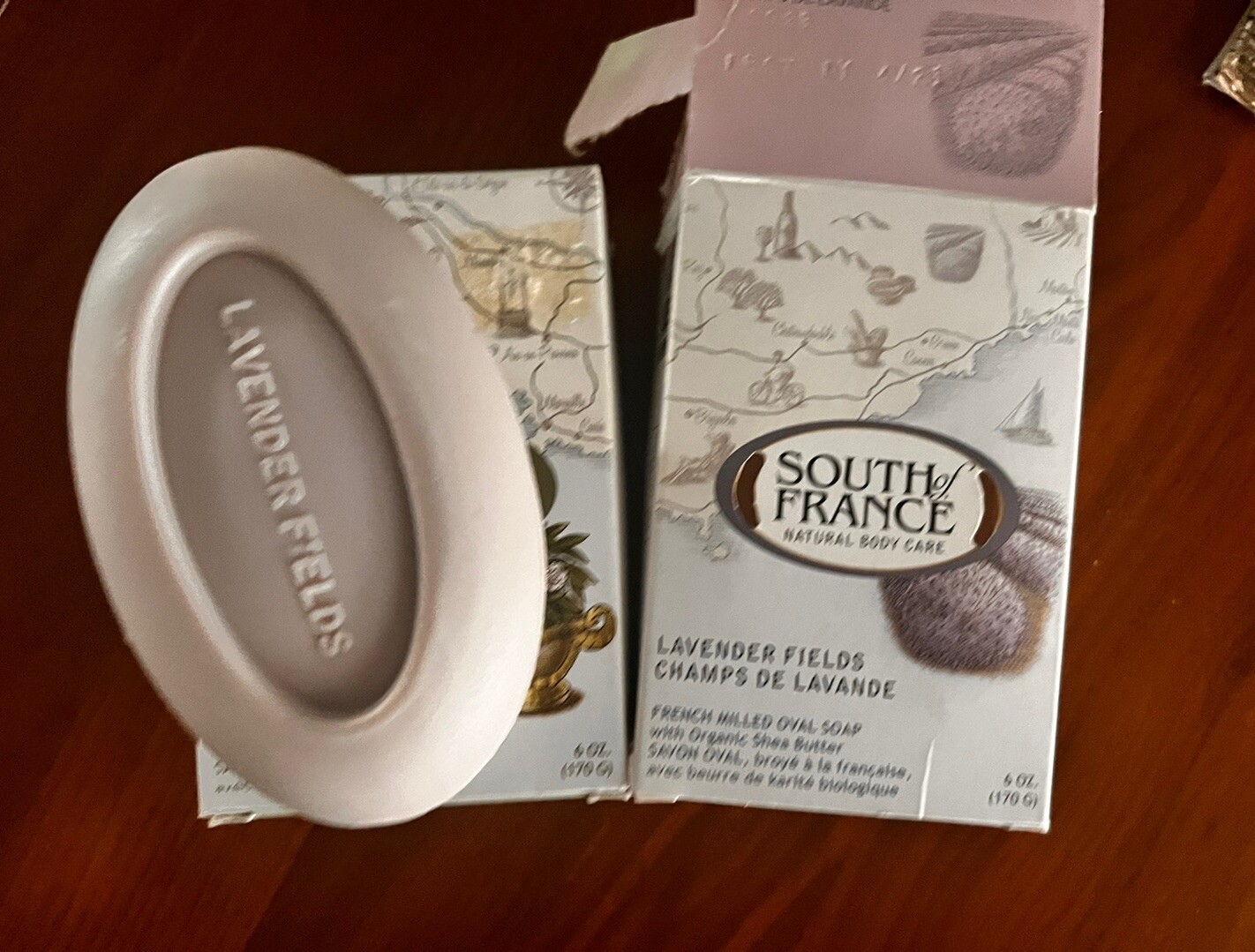 2 South of France French Milled Soap Lush Gardenia And Lavender Fields 6 oz Bar