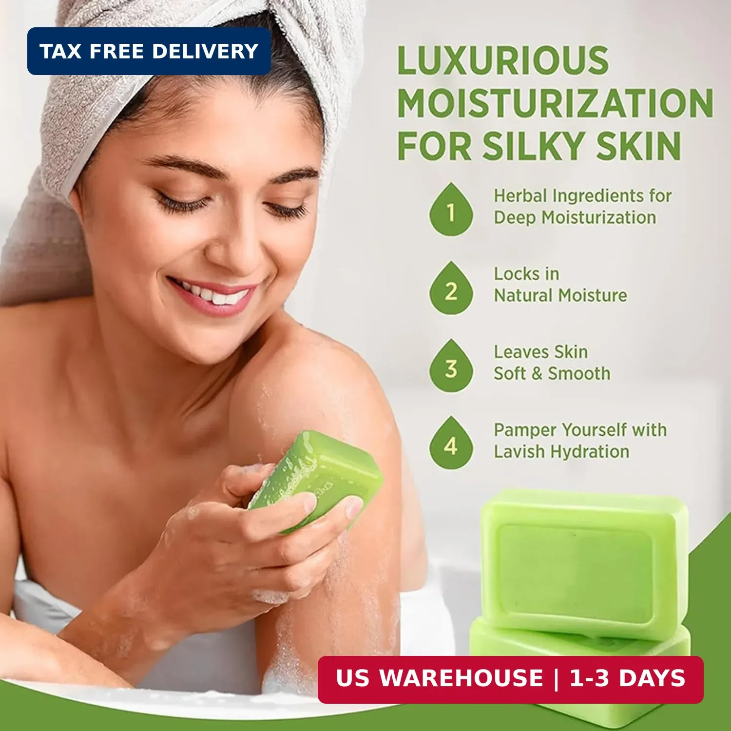 Antifungal Relief Soap Bar, Tea Tree Oil Soap, Natural Foot & Body Soaps for Hea