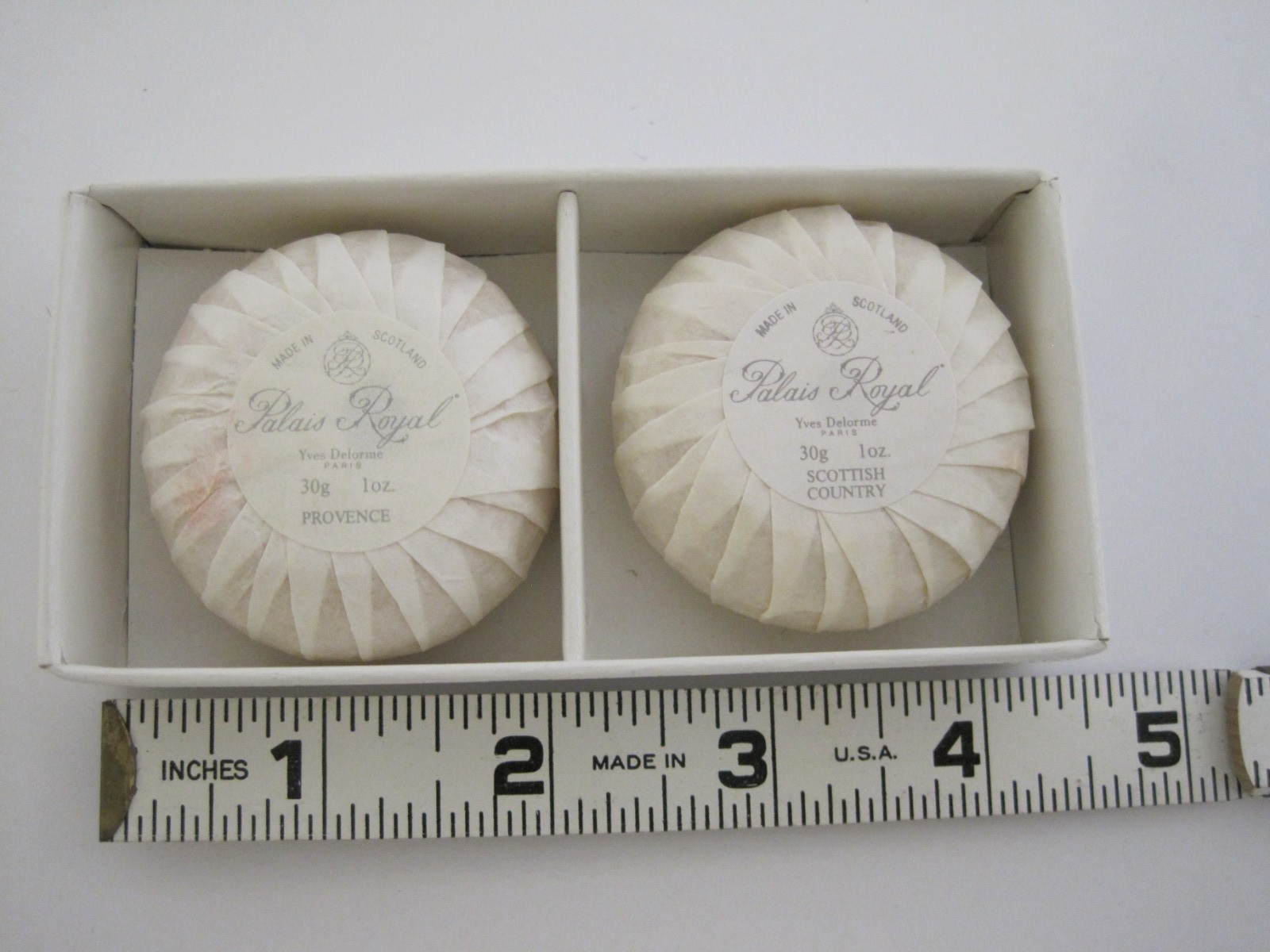 Yves Delorme Palais Royal Soap 1oz x 2 Made in Scotland Gift Set