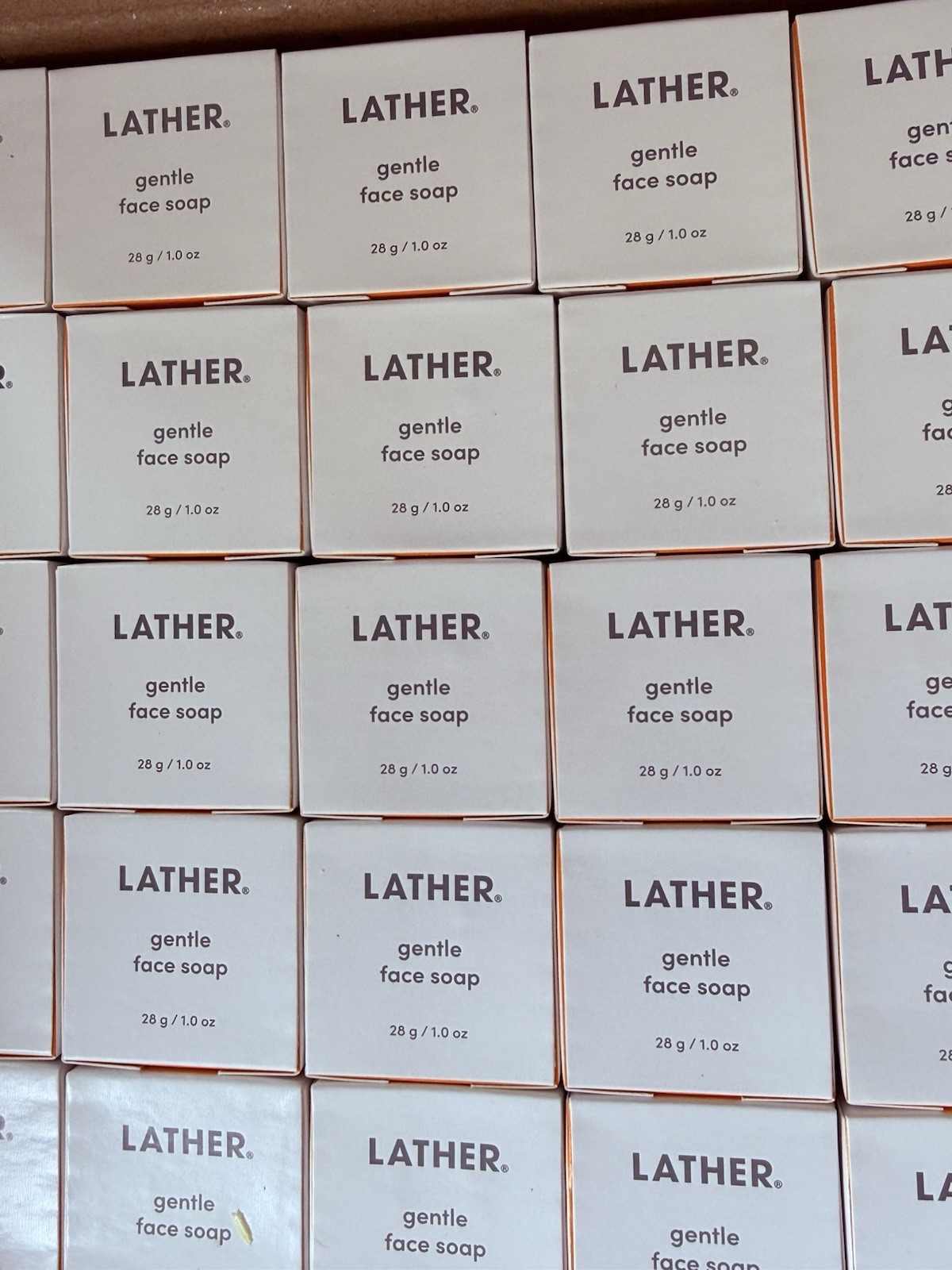 Lot Of 100 Lather Gentle Face Soap 1 Oz Each. Perfect For Short Term Rentals.