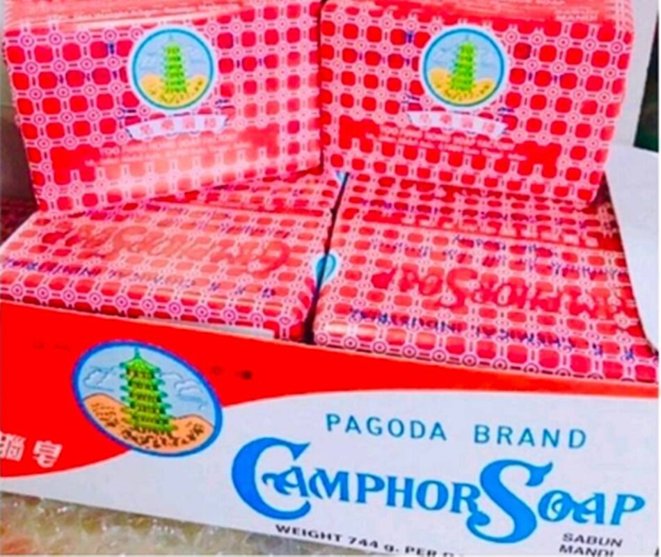 6x50g Pagoda Brand Ginger Soap Bars Herb Natural Skin Thai Deodorant Acne