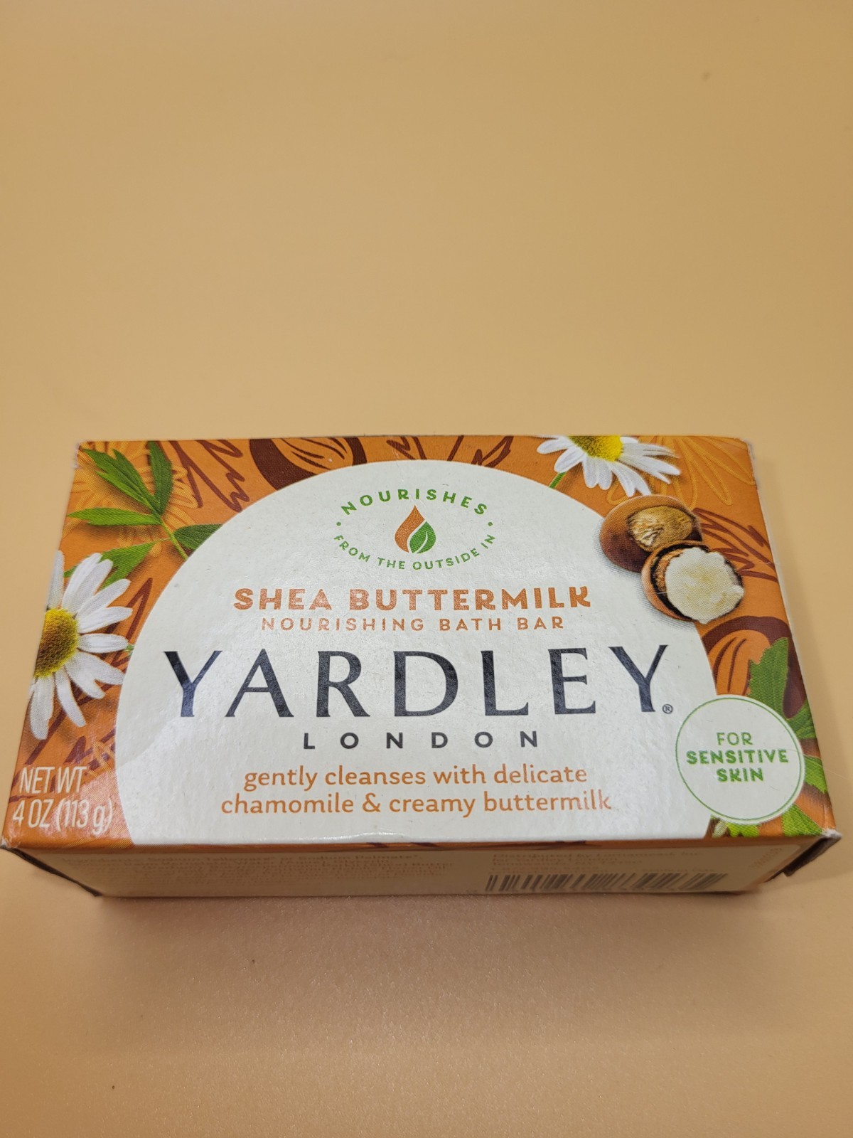 Yardley London Sensitive Skin Shea Buttermilk 4 Oz Bar Soap