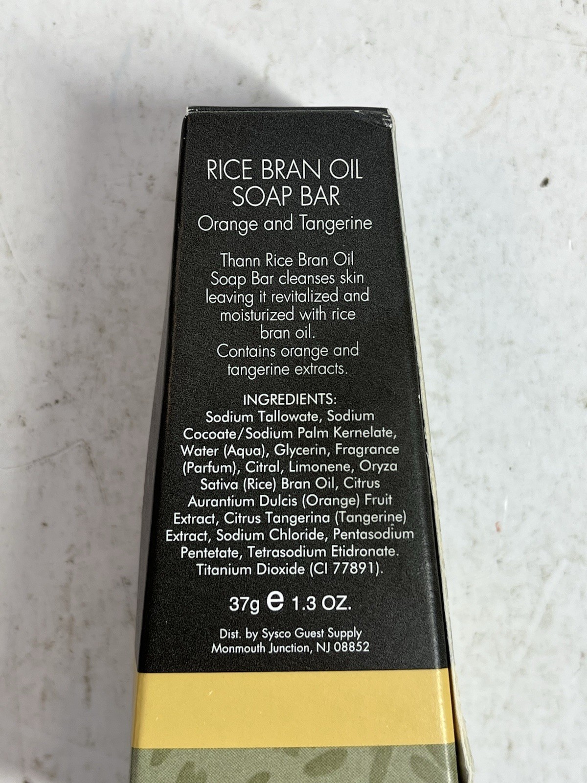 Thann Rice Bran Oil Soap Bar Orange Tangerine 1.3 oz Aromatic Wood Lot of 4