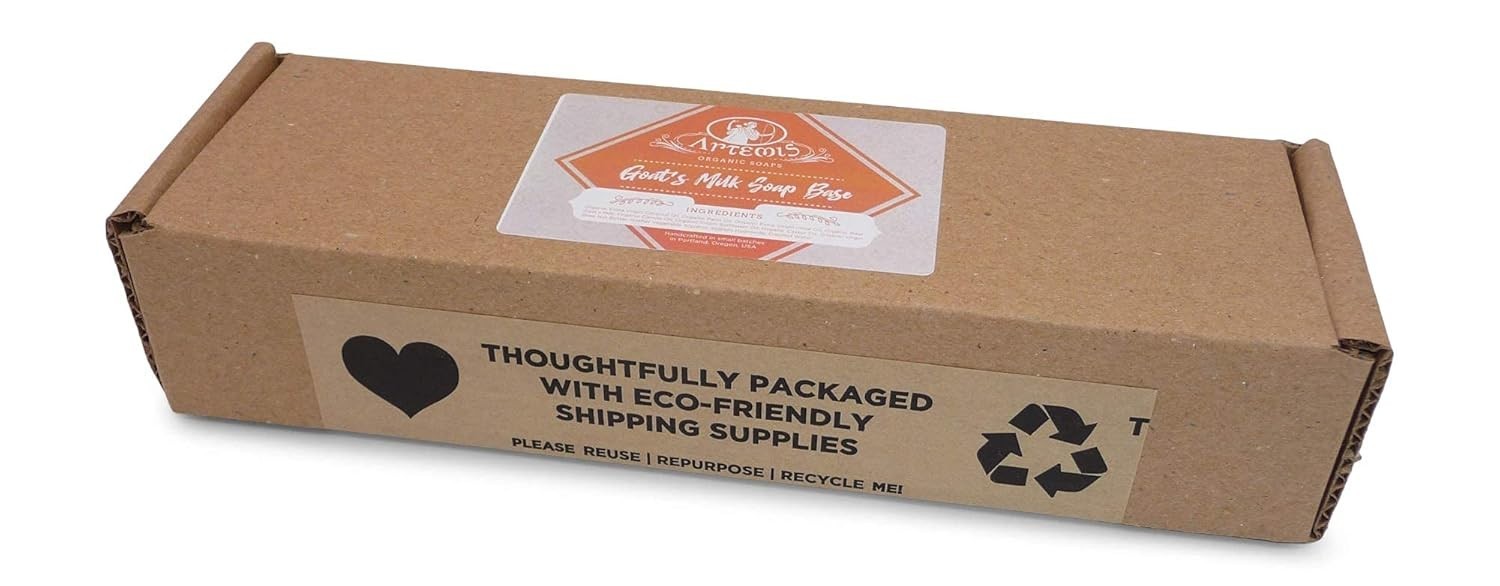 Organic Goat’s Milk Soap Loaf – Cut Into 8 to 10 Soap Bars – Natural Ingredie…