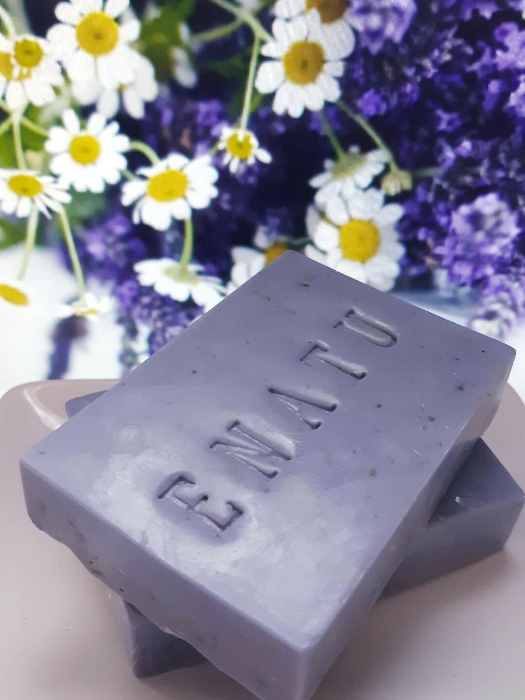Relaxing Lavender and Rose + Chamomile Natural Handmade Soap 4 oz