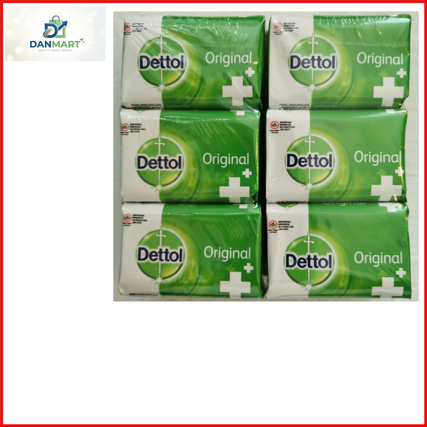 Antibacterial Soap, 3.5 Ounce/100 gr Pack of 6