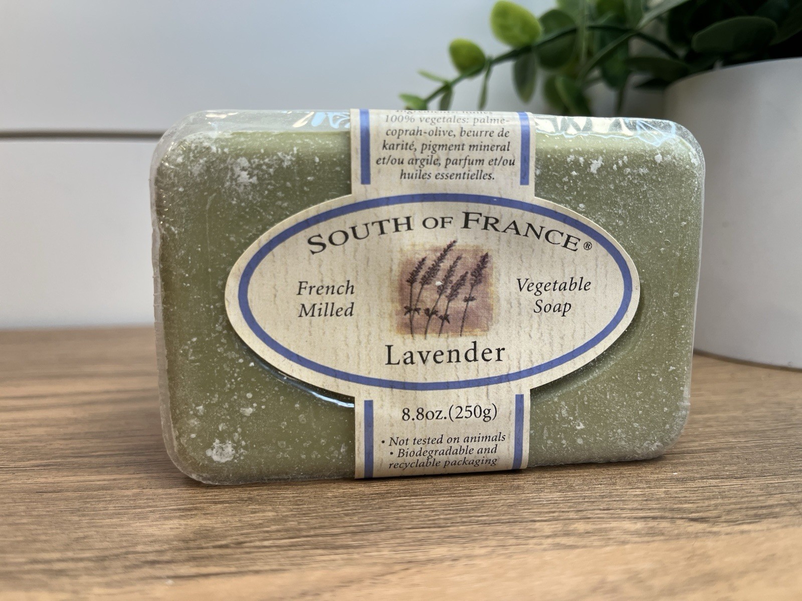 2 NEW South of France LAVENDER Bath Sized Soap Bars “French Milled” 8.8oz Sealed