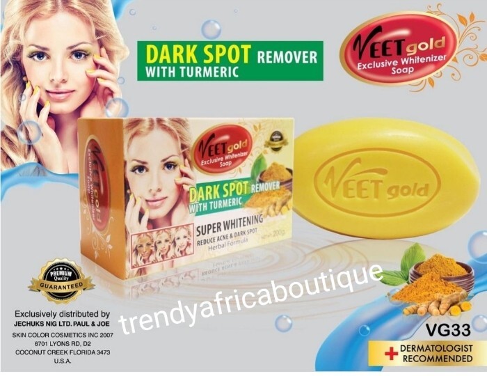 Veetgold Exclusive Dark Spots Remover Turmeric Soap 200g X 1