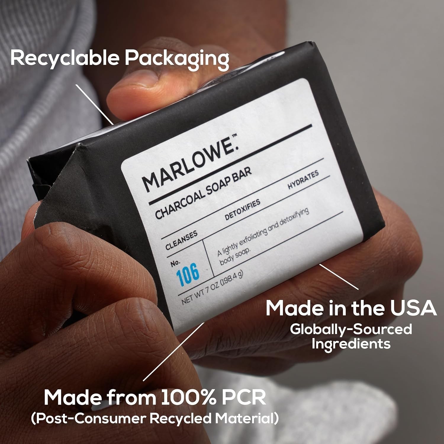 Deep Cleansing Charcoal Soap Bar – Nourishing and Purifying