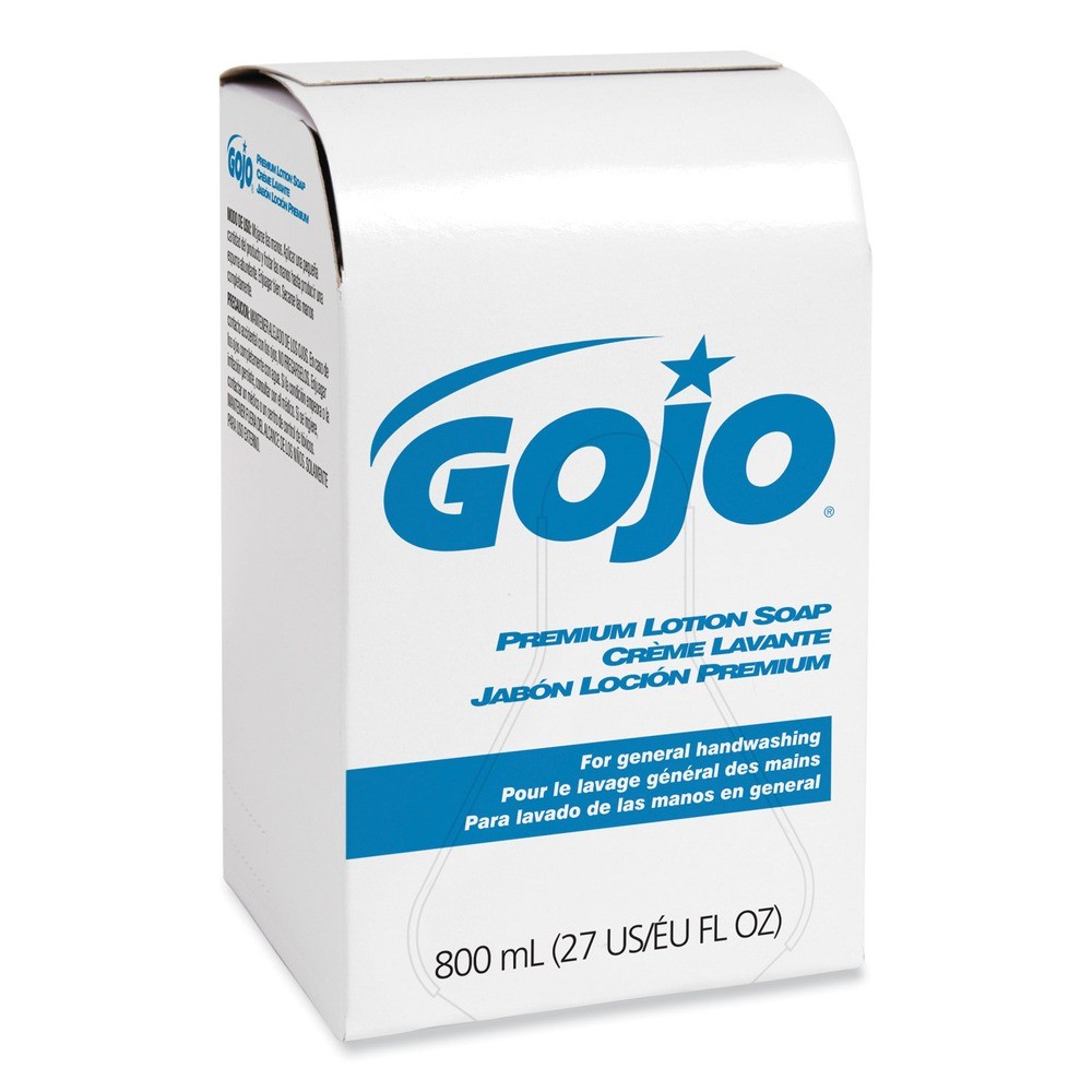GOJO 910612CT 800 ml Premium Lotion Soap Refill – Waterfall (12/CT) New