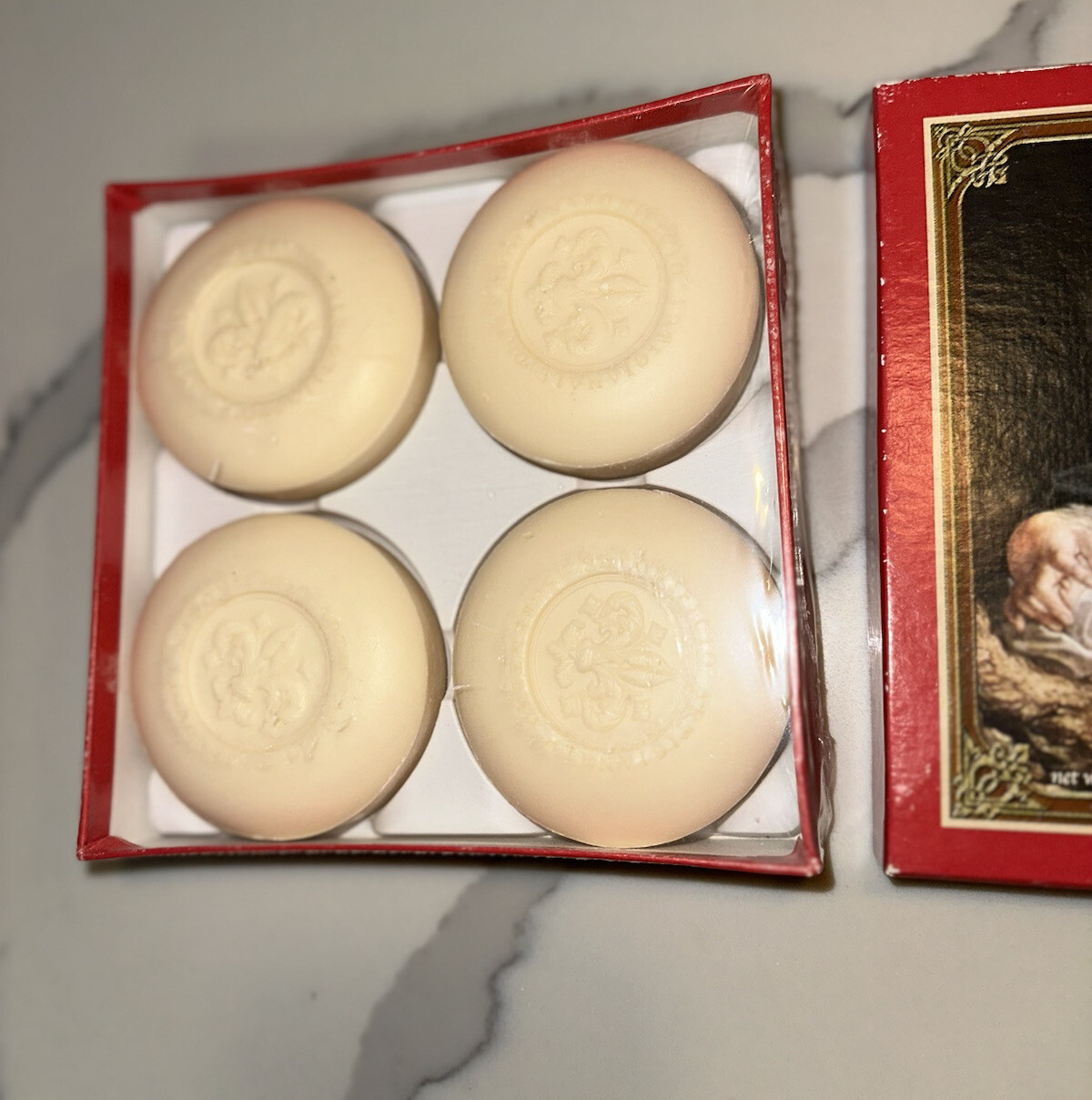 NEW Sealed Italian Handmade Soap Florentine Sapone Soap 4 Pcs Made in Italy