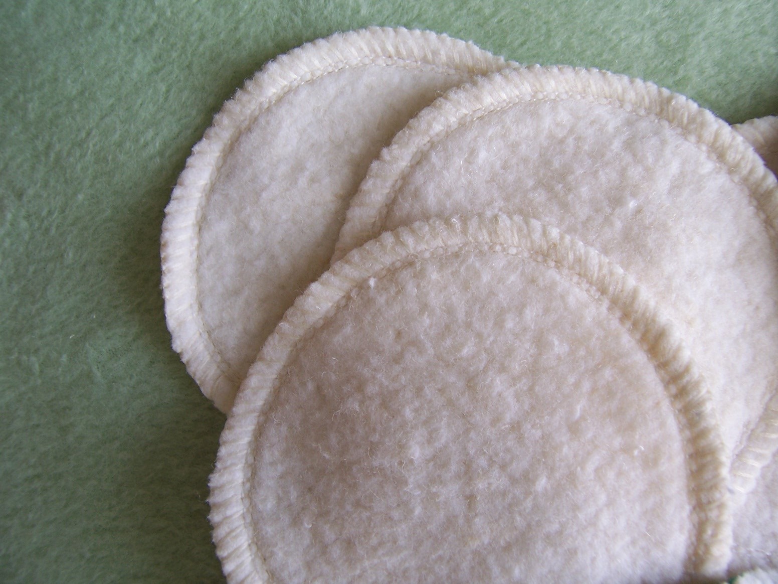 Hemp Organic Cotton Facial Cleansing Rounds Pads Washable Reusable Eco Friendly