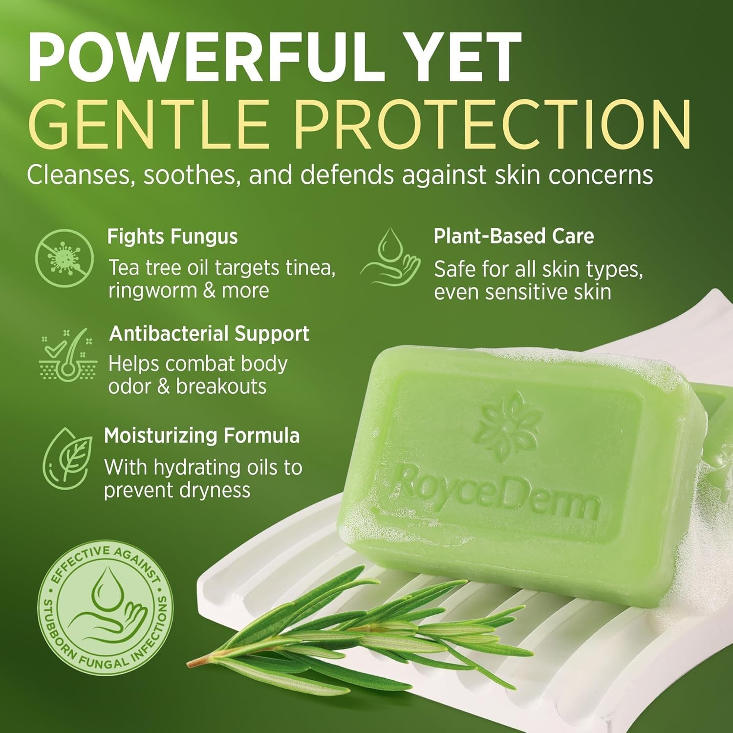 Antifungal Antibacterial Tea Tree Soap: Antifungal Antibacterial Treat
