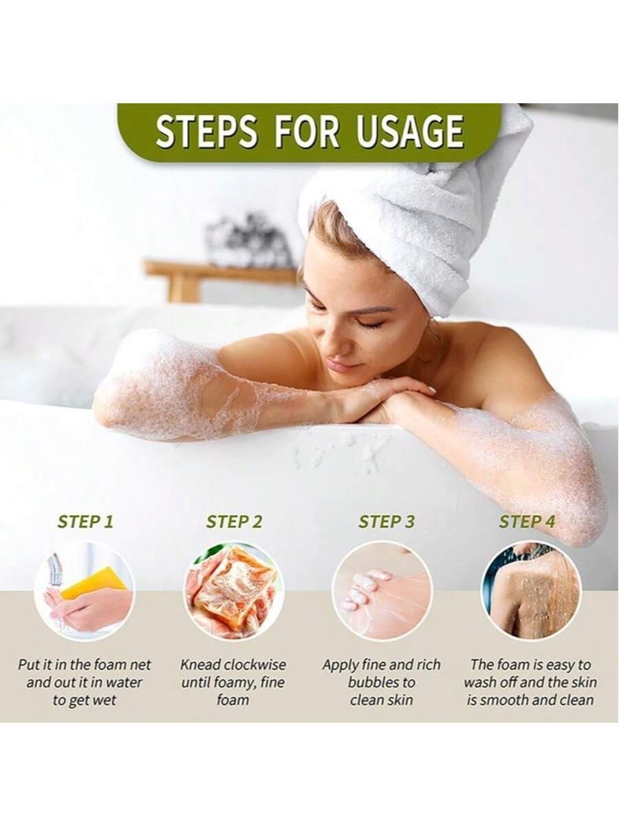 6PC Lemon Turmeric Kojic Acid Soap Dark Spot Whitening Turmer Turmeric Skin