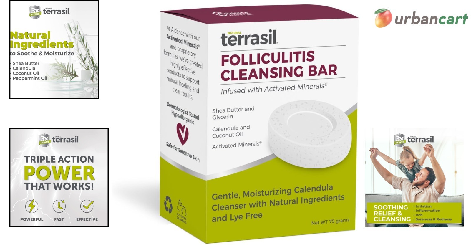 Soothing Folliculitis & Ingrown Hair Relief Soap