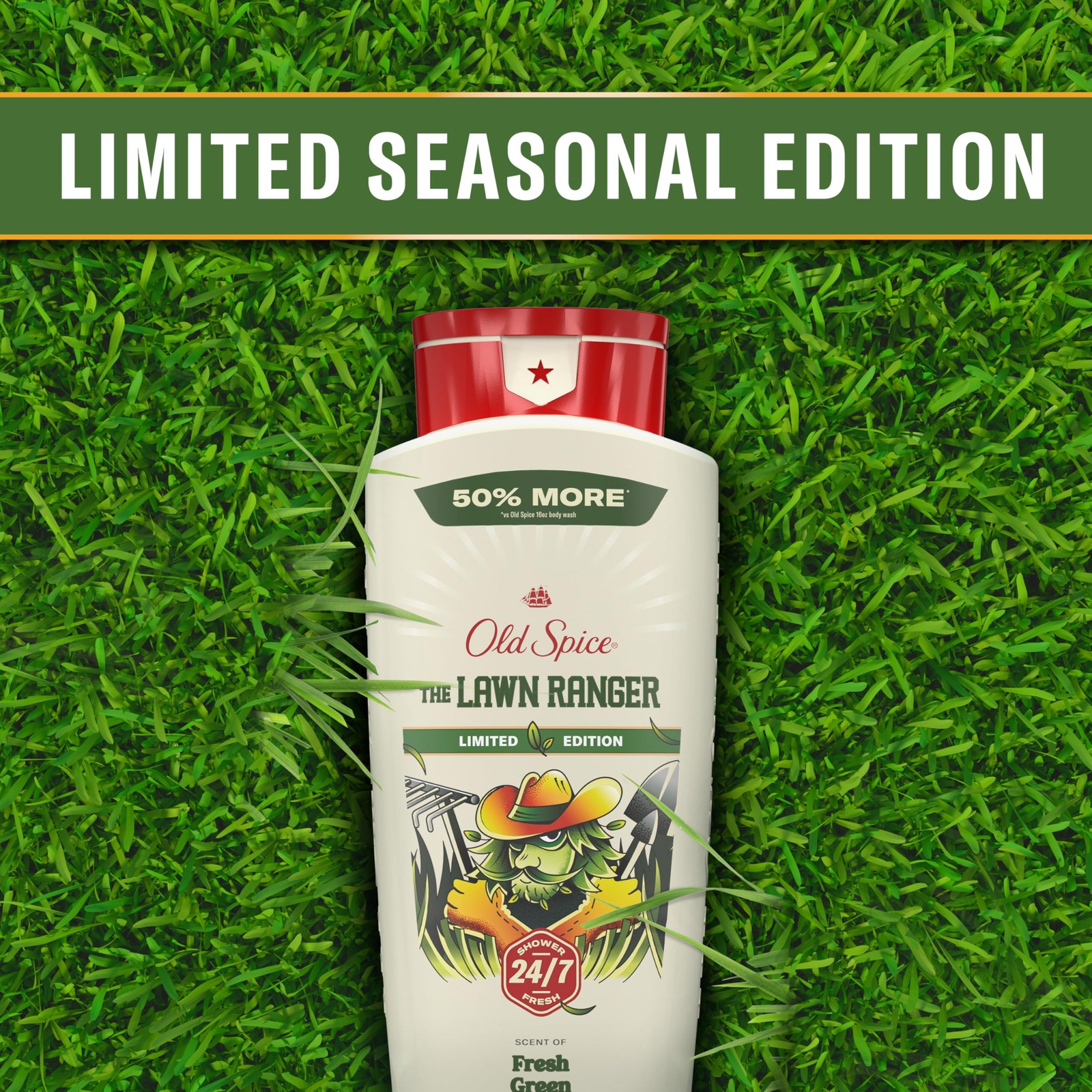 Old Spice Body Wash for Men, Summerdudes, 24/7 24 Ounce (Pack of 1), Beige