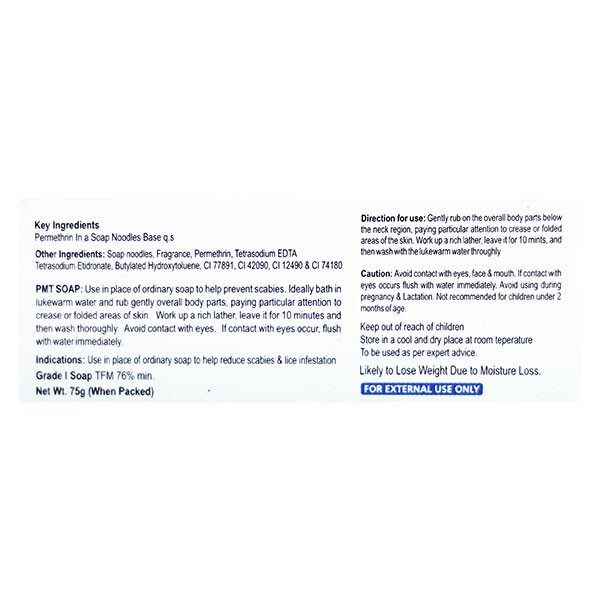 PMT soap Permethrine Soap For All Skin Type 75g
