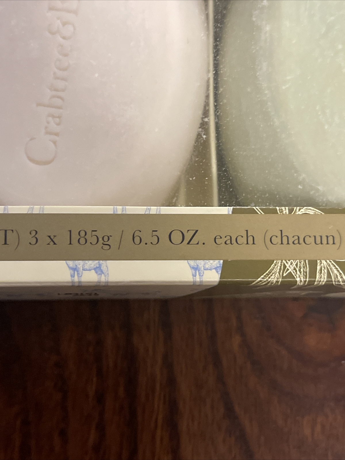 Crabtree & Evelyn Gardener LaSource Goatmilk Essentials Bar Soap Trio Gift Box