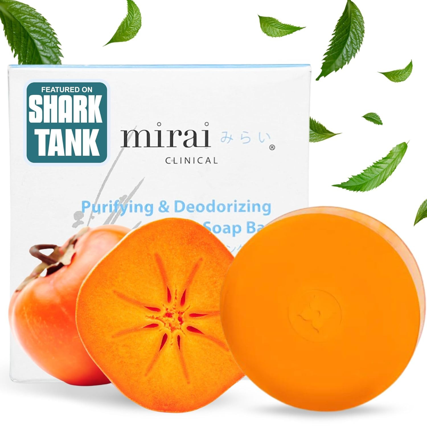Clinical Persimmon Soap Bar for Old People Smell – Nonenal® Solution – Japanese