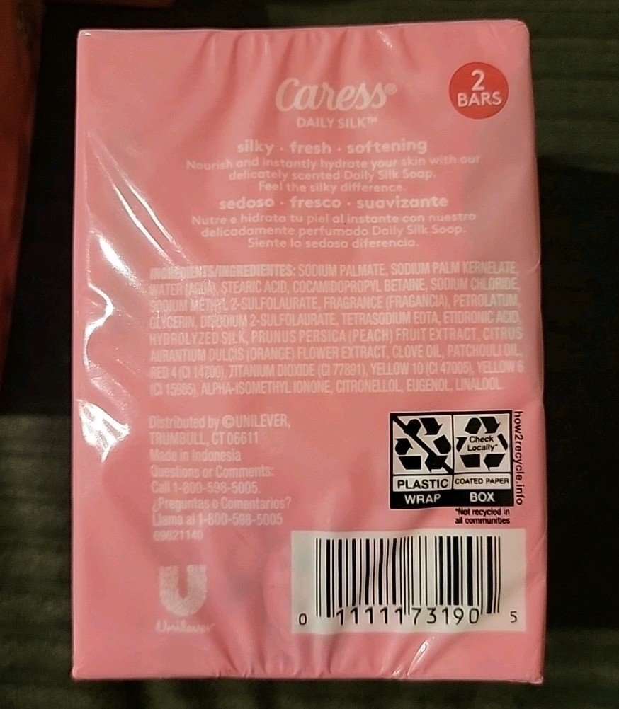Caress White Peach & Orange Blossom Bar Soap (14 Bars TOTAL)