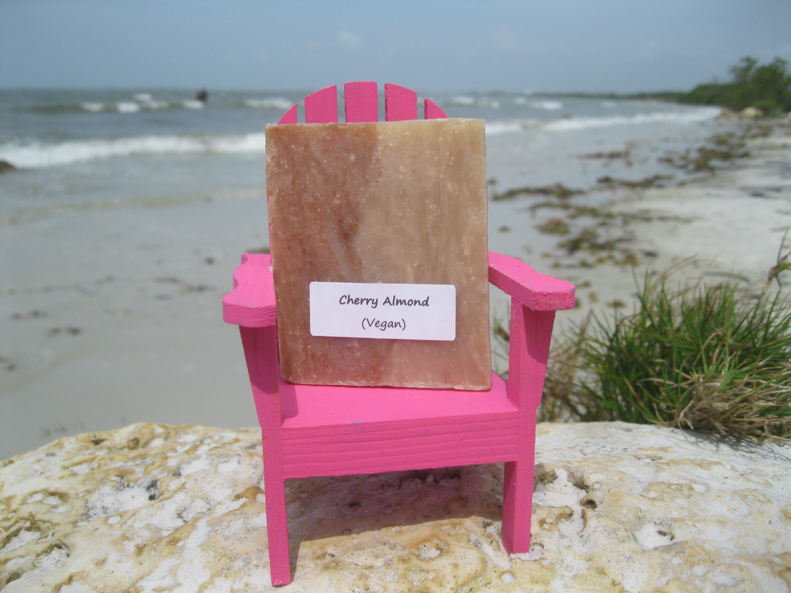 1LB LOT BULK Handmade Handcrafted Natural Soap CHERRY ALMOND VEGAN